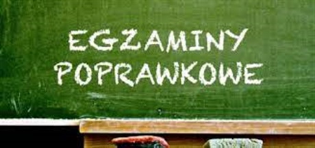 Harmonogram egzaminów poprawkowych oraz w terminie dodatkowym