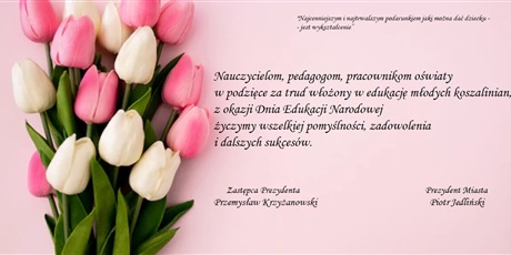 Życzenia z okazji Dnia Edukacji Narodowej