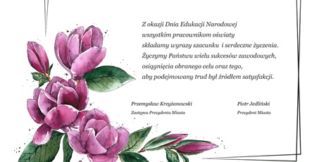 Życzenia z okazji Dnia Edukacji Narodowej